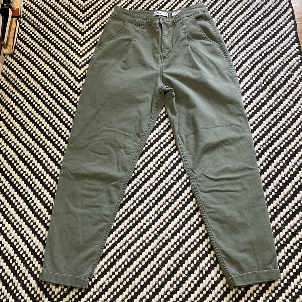 Hollister Olive Green Chinos Utility Pants